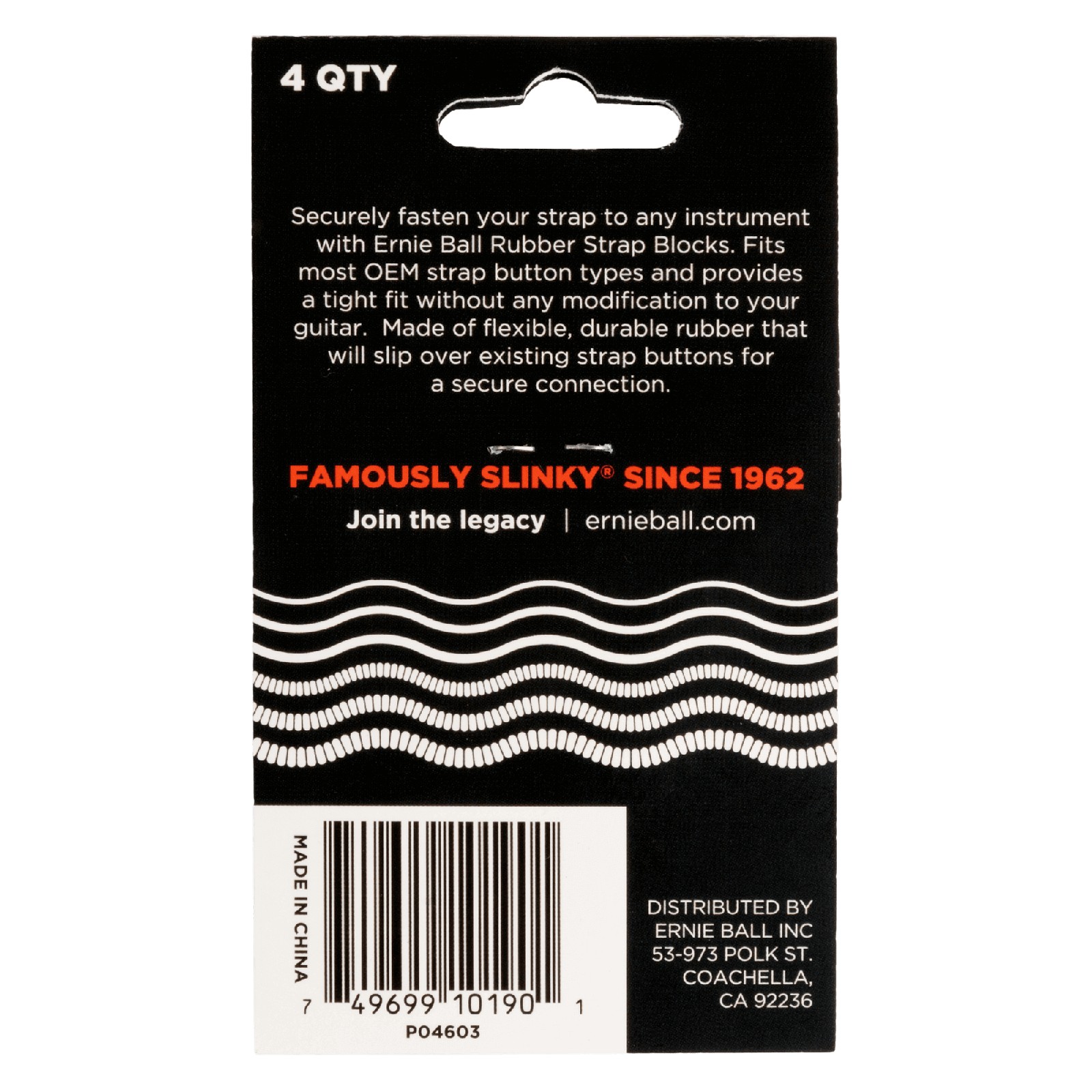 ERNIE BALL EB 4603 strap lock