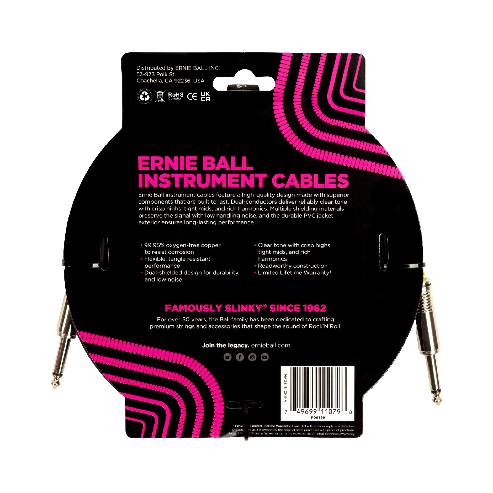 ERNIE BALL EB 6399 kabel instrumentalny
