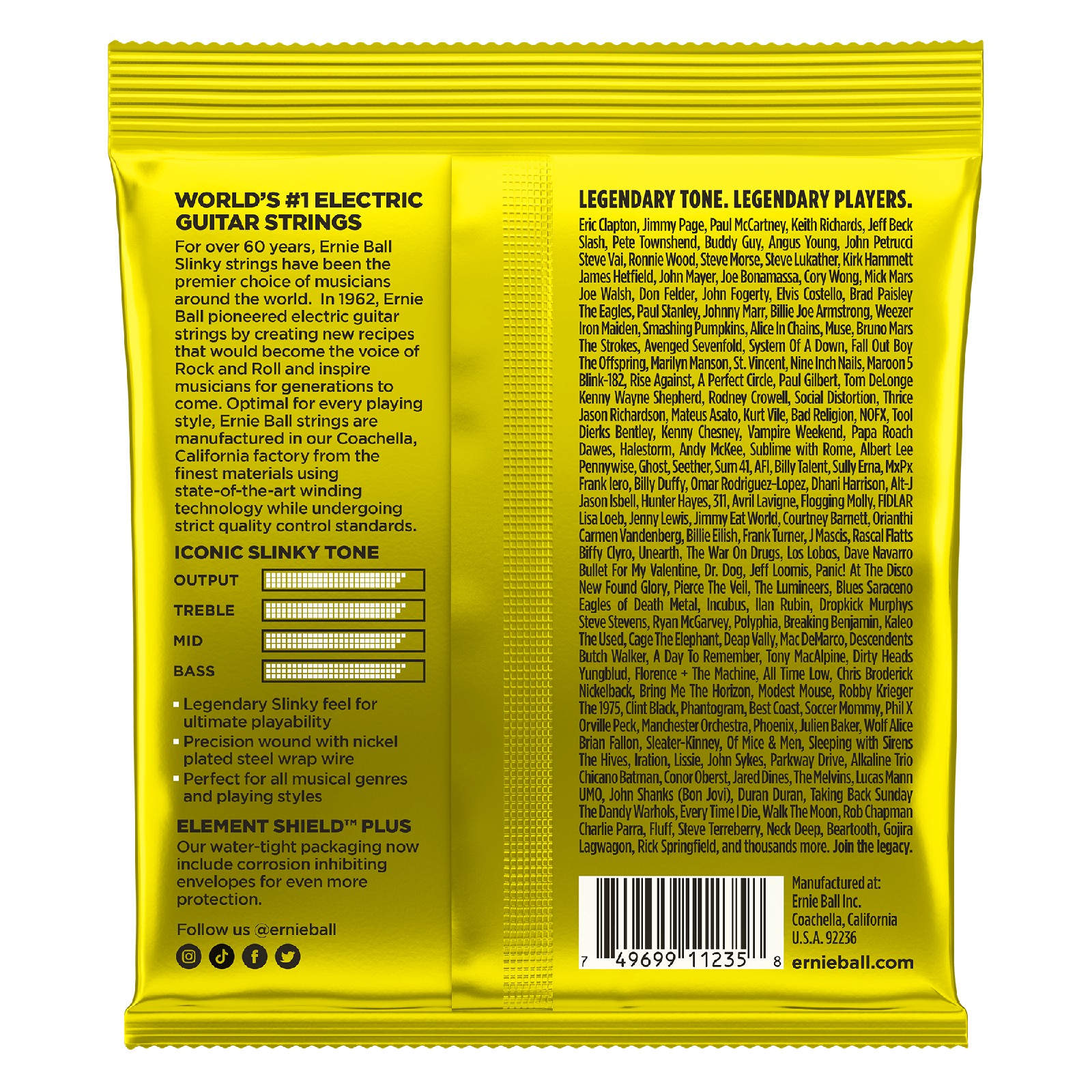 ERNIE BALL EB 3627 komplet strun do gitary elektrycznej