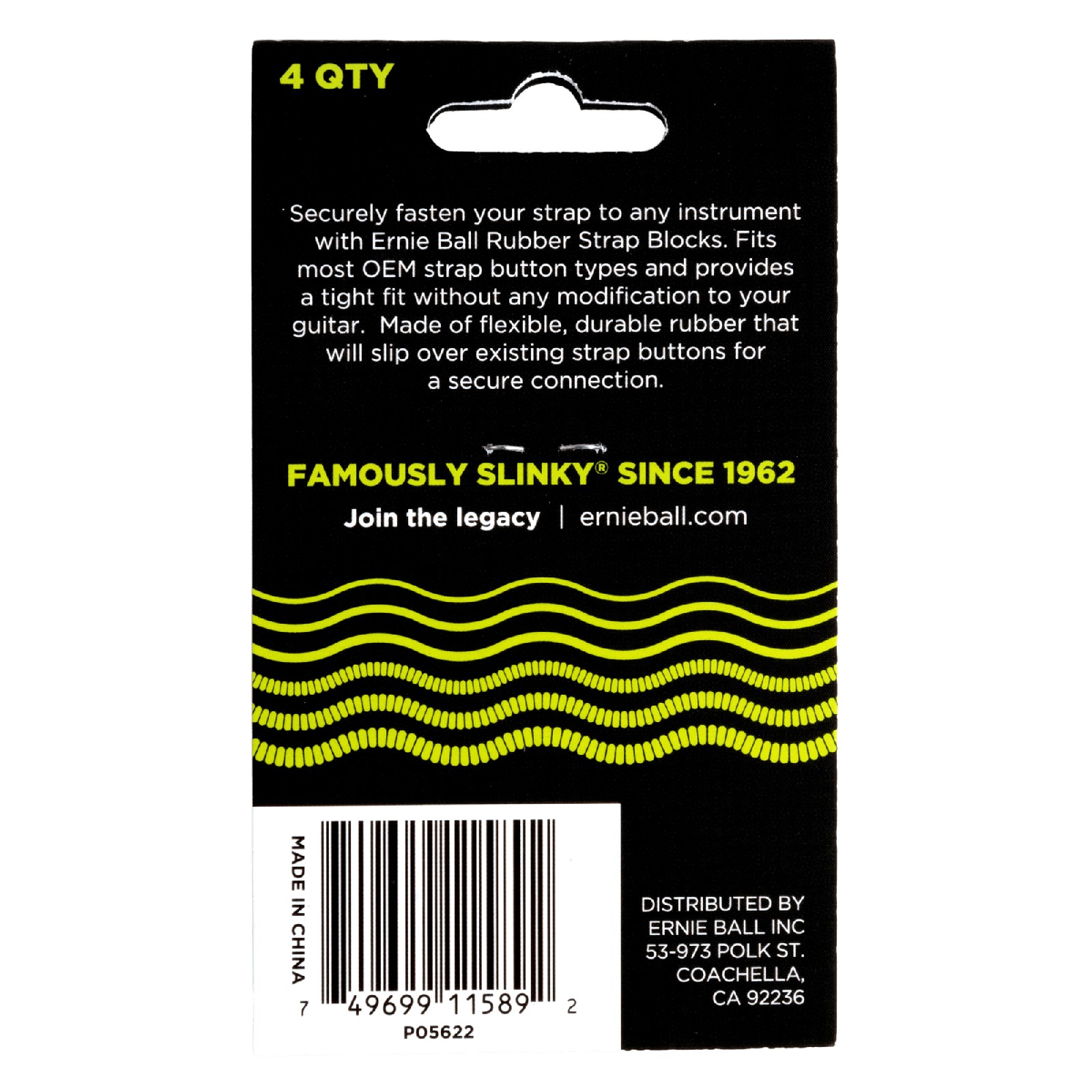 ERNIE BALL EB 5622 strap lock