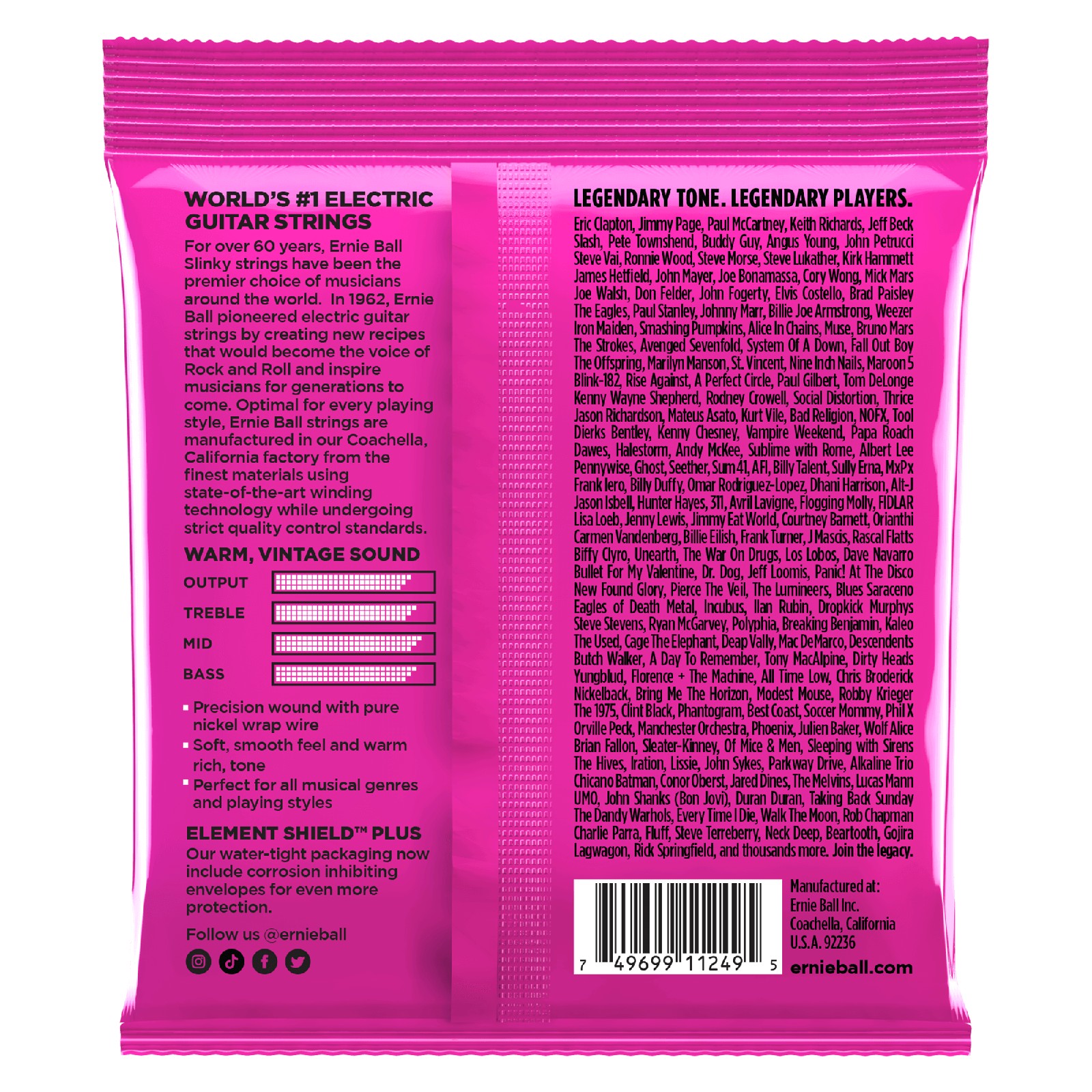 ERNIE BALL EB 3253 komplet strun do gitary elektrycznej