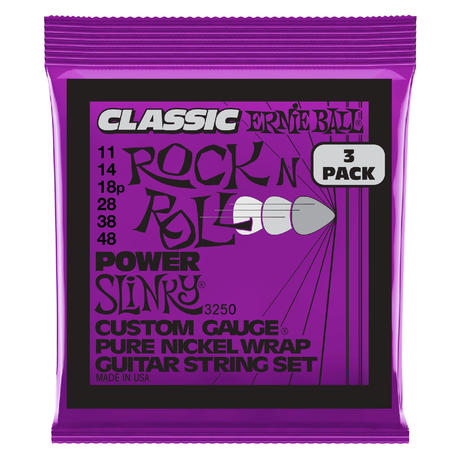 ERNIE BALL EB 3250 komplet strun do gitary elektrycznej