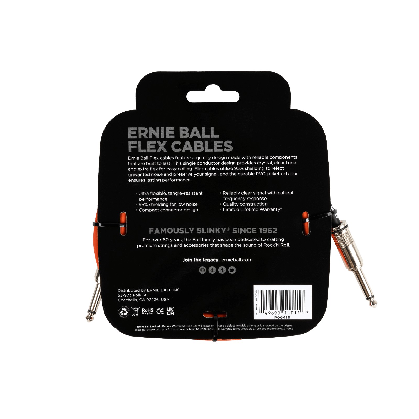 ERNIE BALL EB 6416 kabel instrumentalny