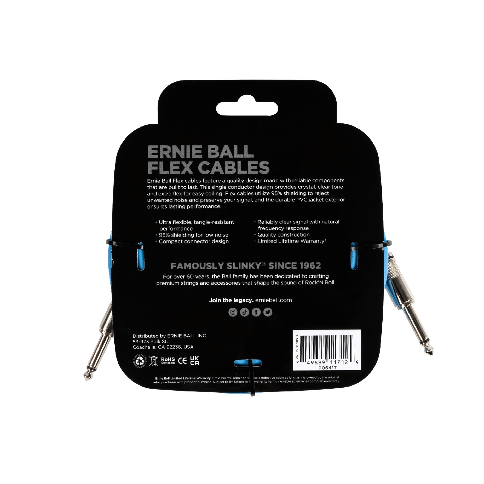 ERNIE BALL EB 6417 kabel instrumentalny