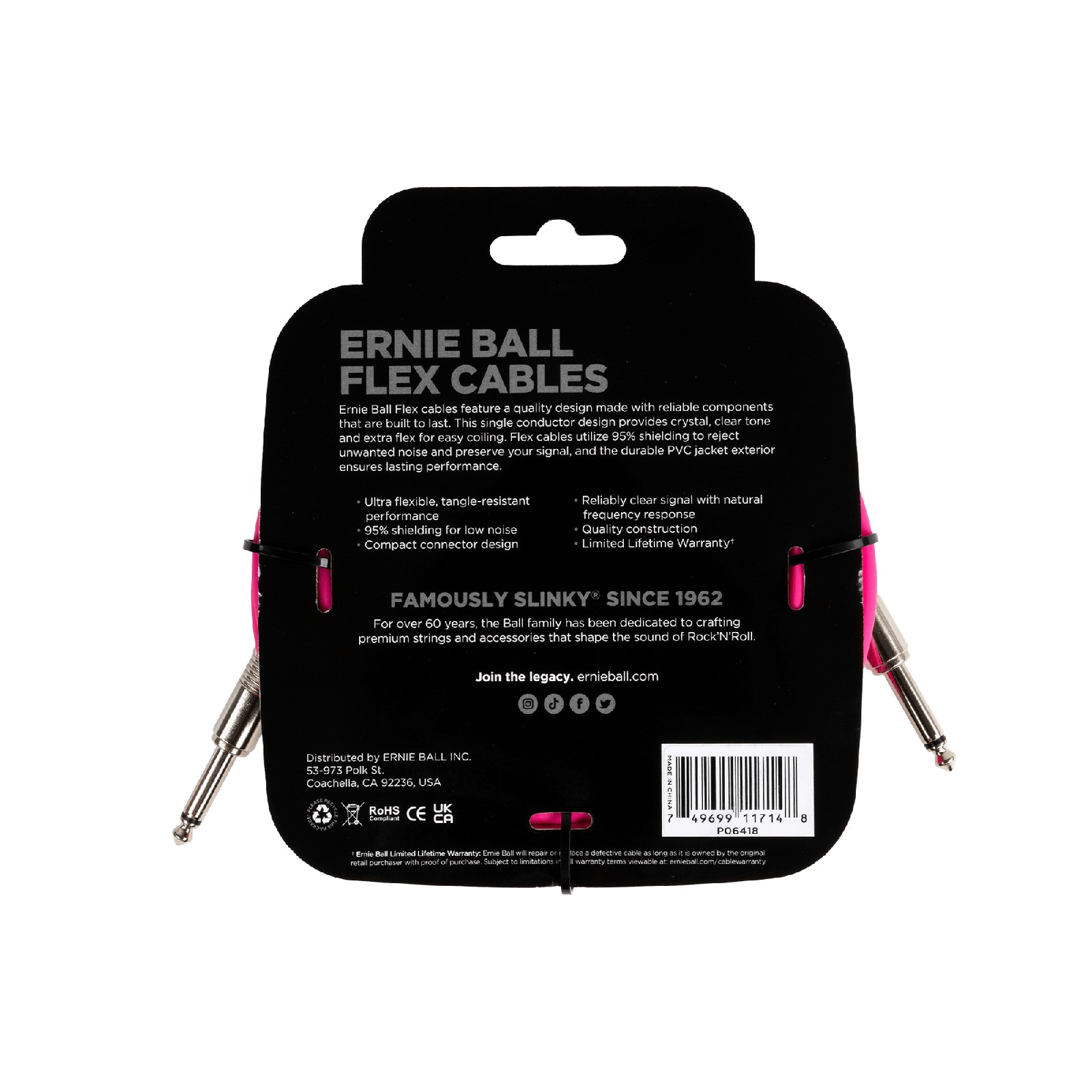 ERNIE BALL EB 6418 kabel instrumentalny