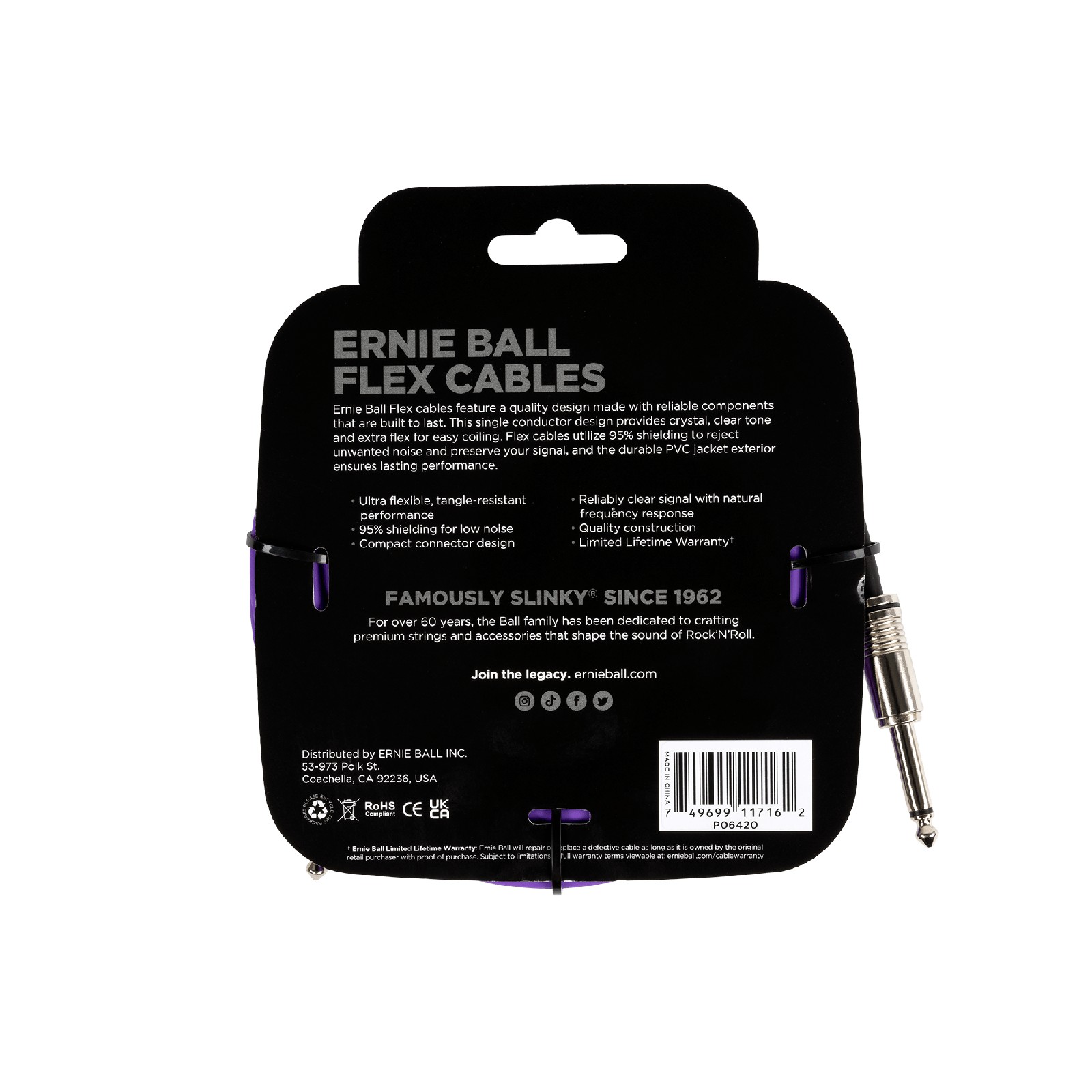 ERNIE BALL EB 6420 kabel instrumentalny