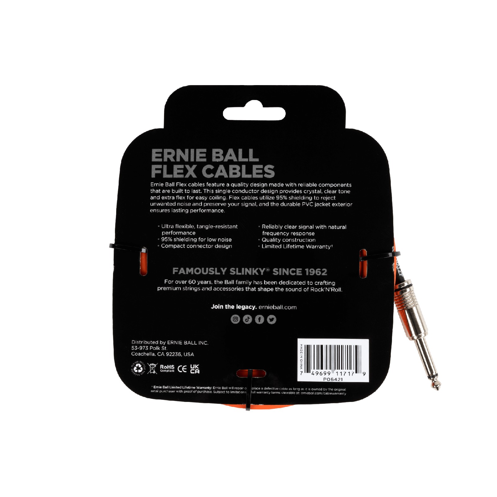 ERNIE BALL EB 6421 kabel instrumentalny