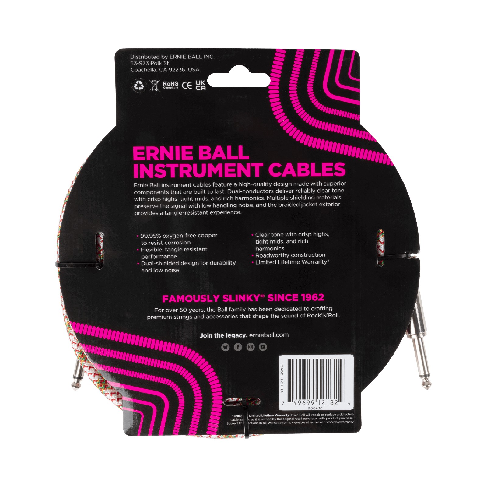 ERNIE BALL EB 6430 kabel instrumentalny