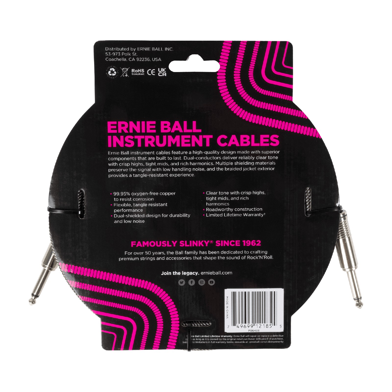 ERNIE BALL EB 6433 kabel instrumentalny