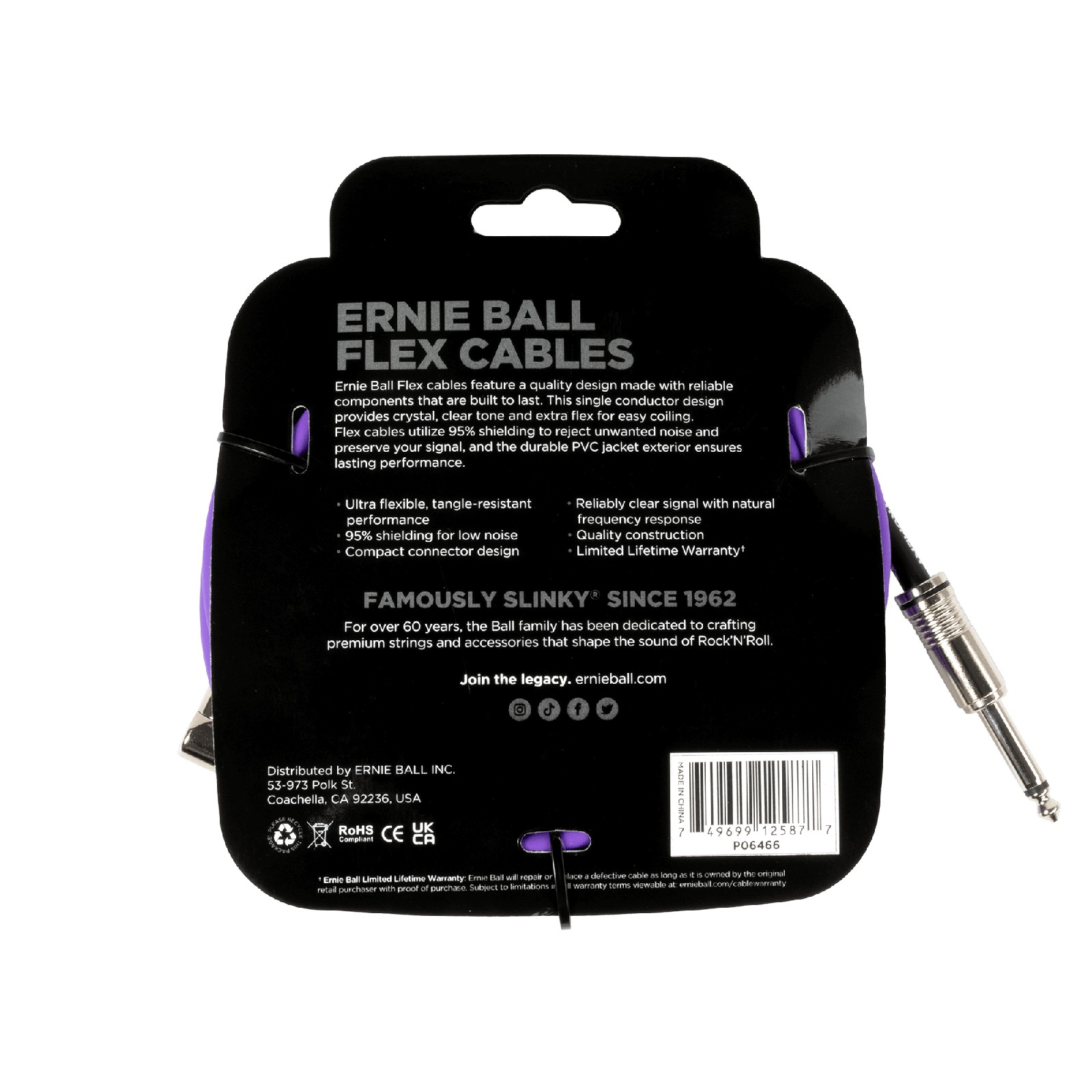 ERNIE BALL EB 6466 kabel instrumentalny