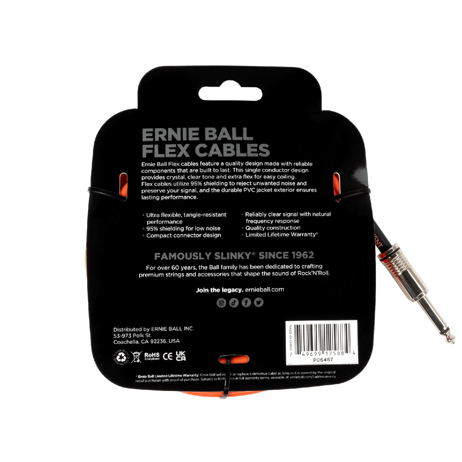 ERNIE BALL EB 6467 kabel instrumentalny