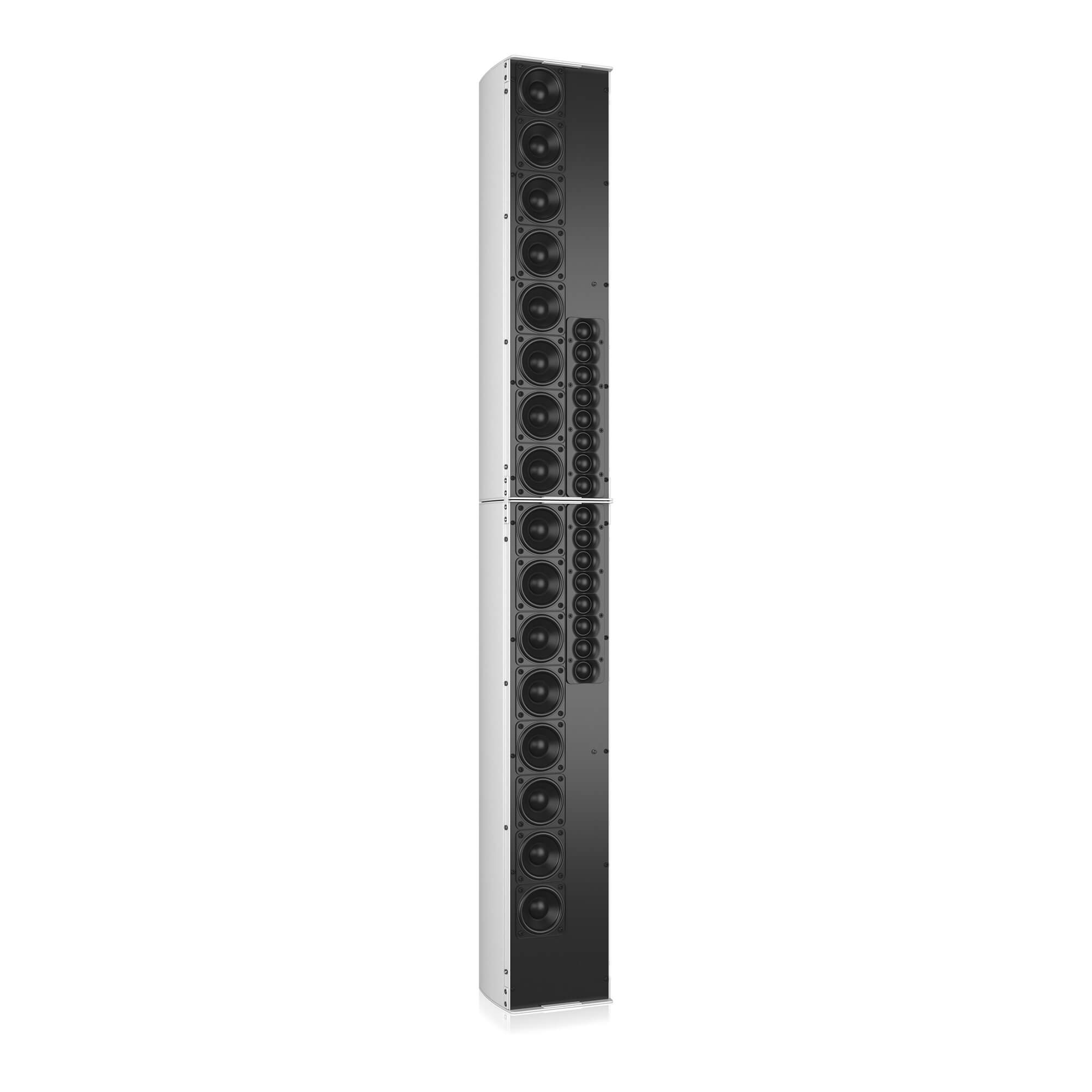Tannoy QFLEX 32 Digitally Steerable Powered Column Array Loudspeaker with 32 Independently Controlled Drivers, Integrated DSP and BeamEngine GUI Control for Installation Applications