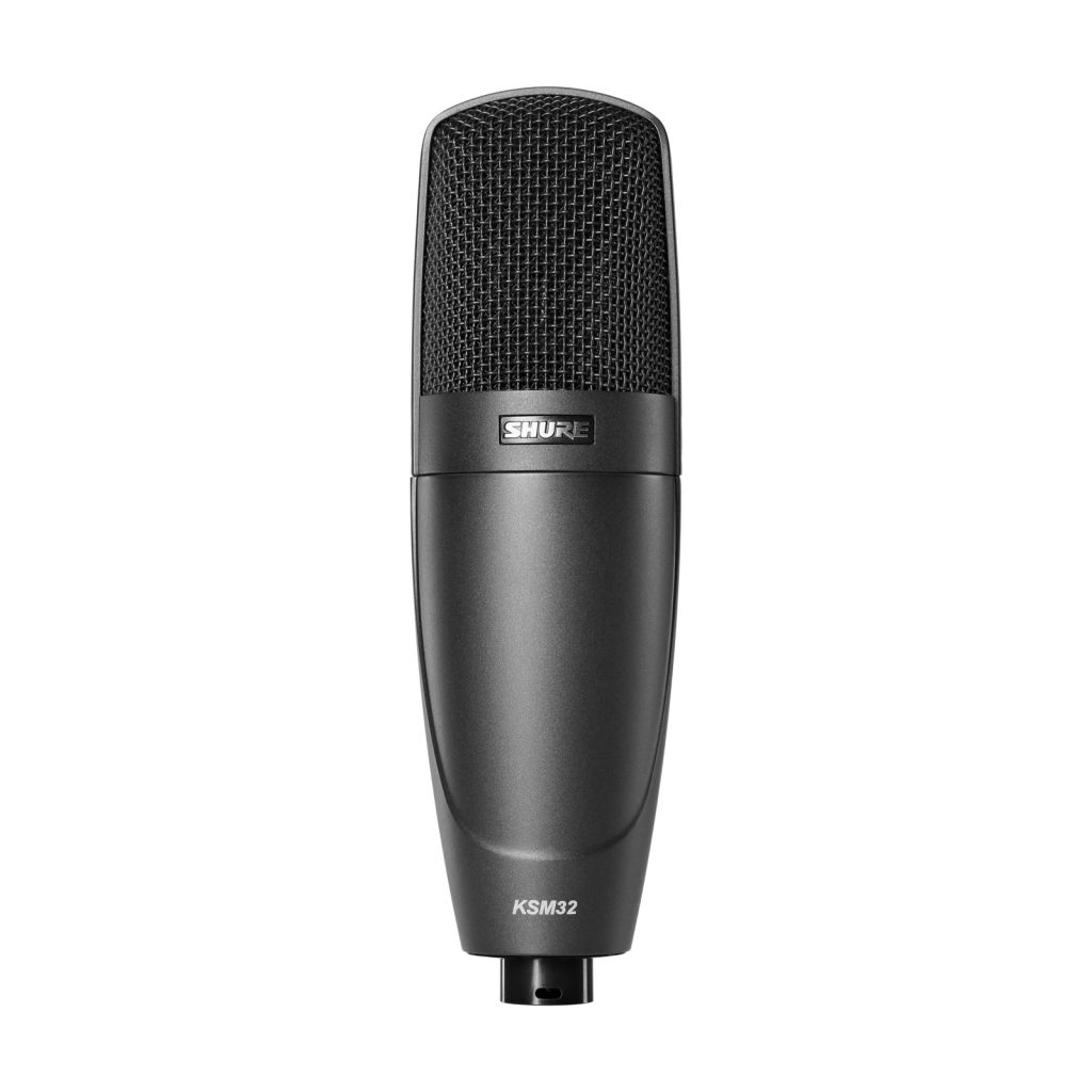Shure KSM32/CG - Mikrofon studyjny, pojemnościowy, wielkomembranowy, grafitowy (bez koszyka)