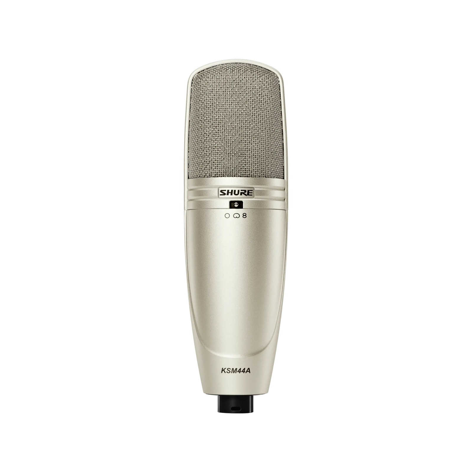 Shure KSM44A/SL - Mikrofon studyjny, pojemnościowy, dwumembranowy z koszykiem, 3 charakterystyki kierun...