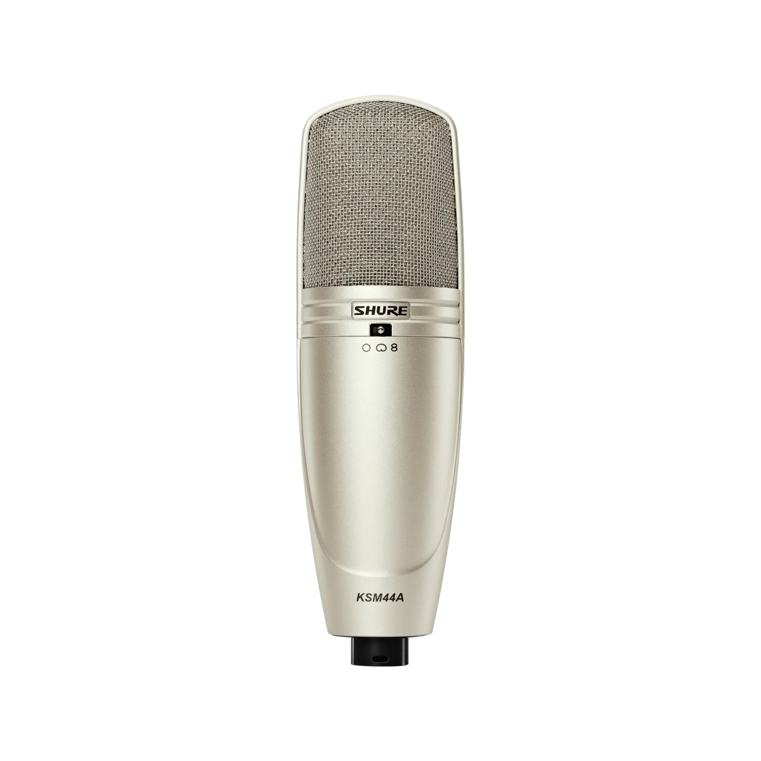 Shure KSM44A/SL - Mikrofon studyjny, pojemnościowy, dwumembranowy z koszykiem, 3 charakterystyki