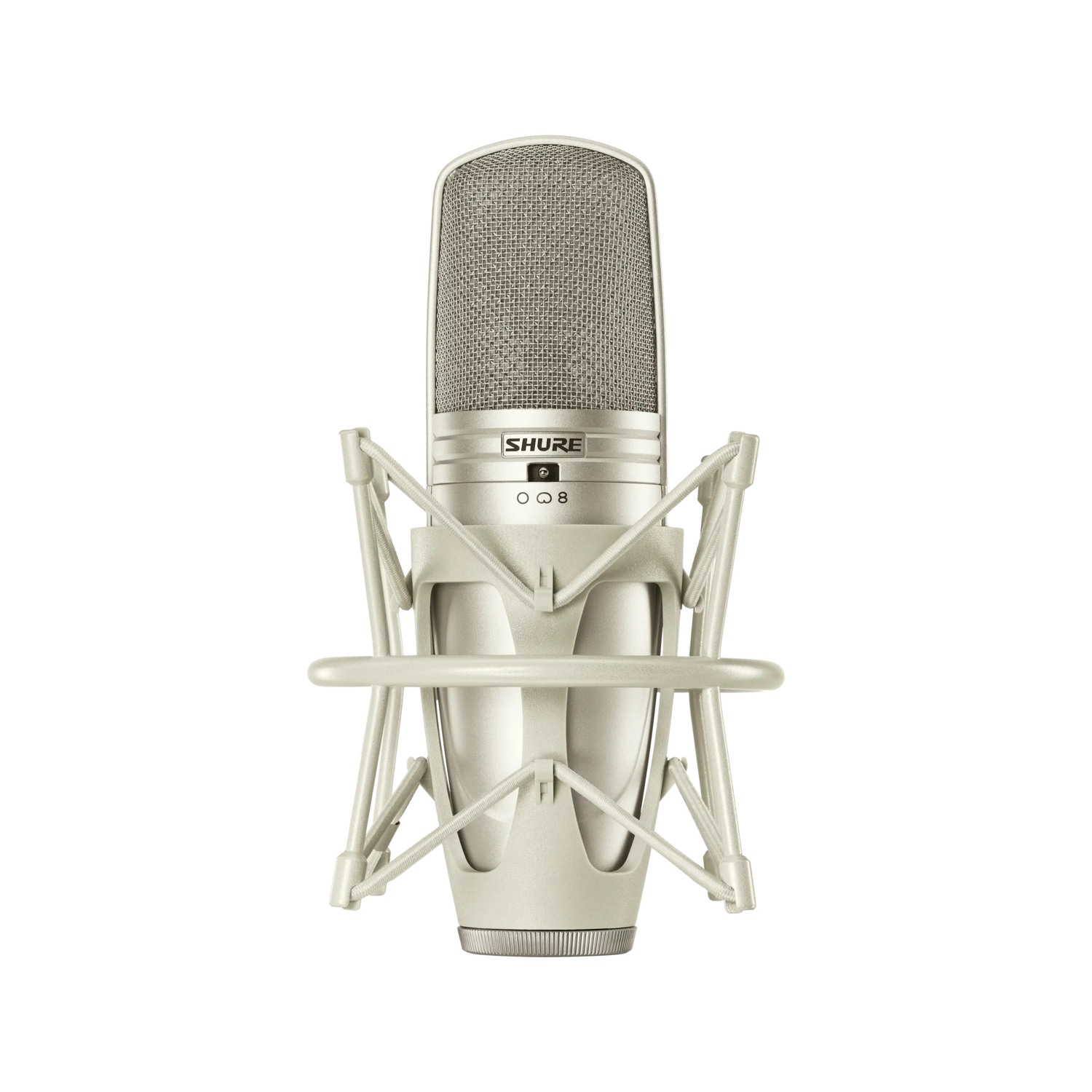 Shure KSM44A/SL - Mikrofon studyjny, pojemnościowy, dwumembranowy z koszykiem, 3 charakterystyki