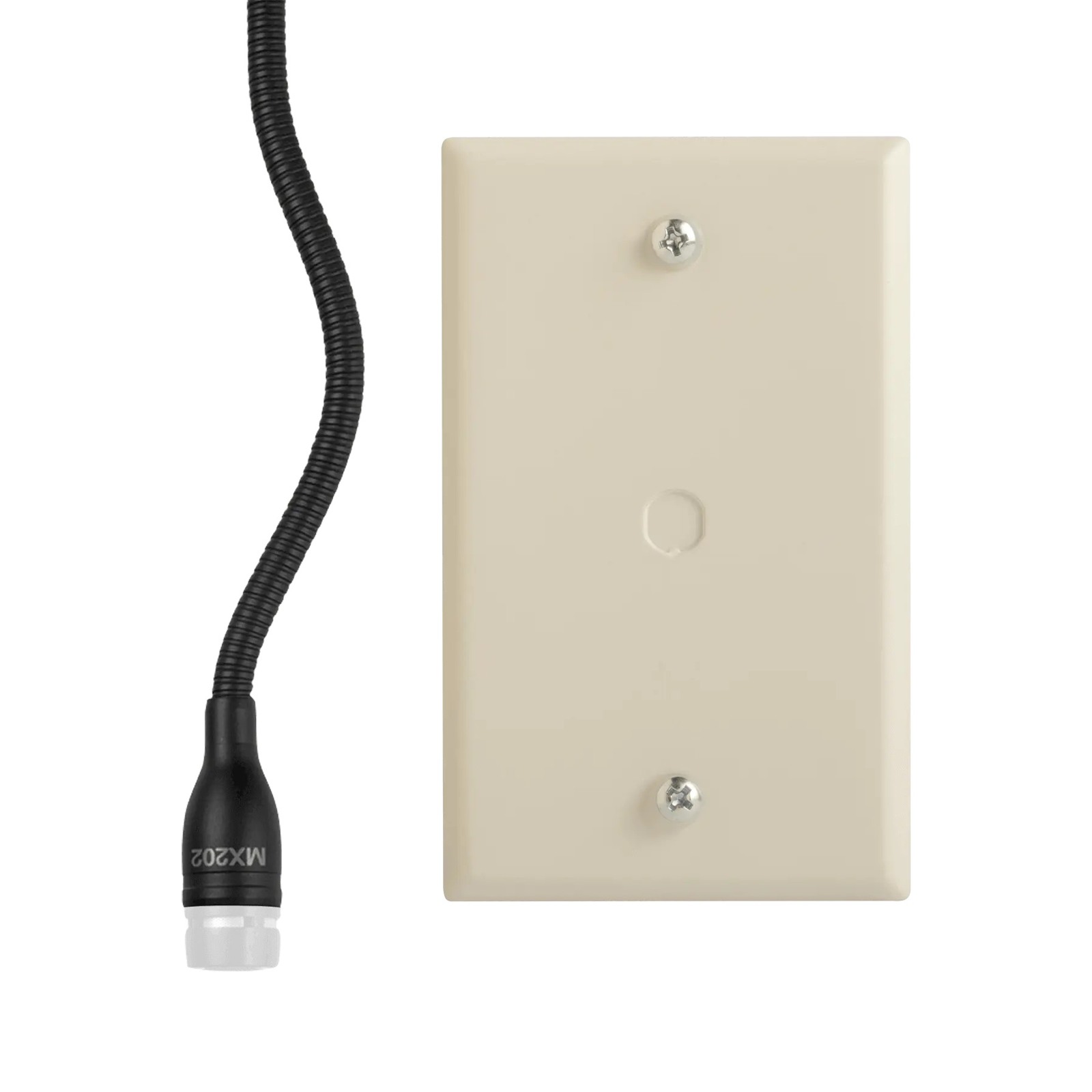 Shure MX202BP/N - Miniaturowy mikrofon pojemnościowy, czarny, 10m kabel, przedwzmacniacz na płytce, bez...