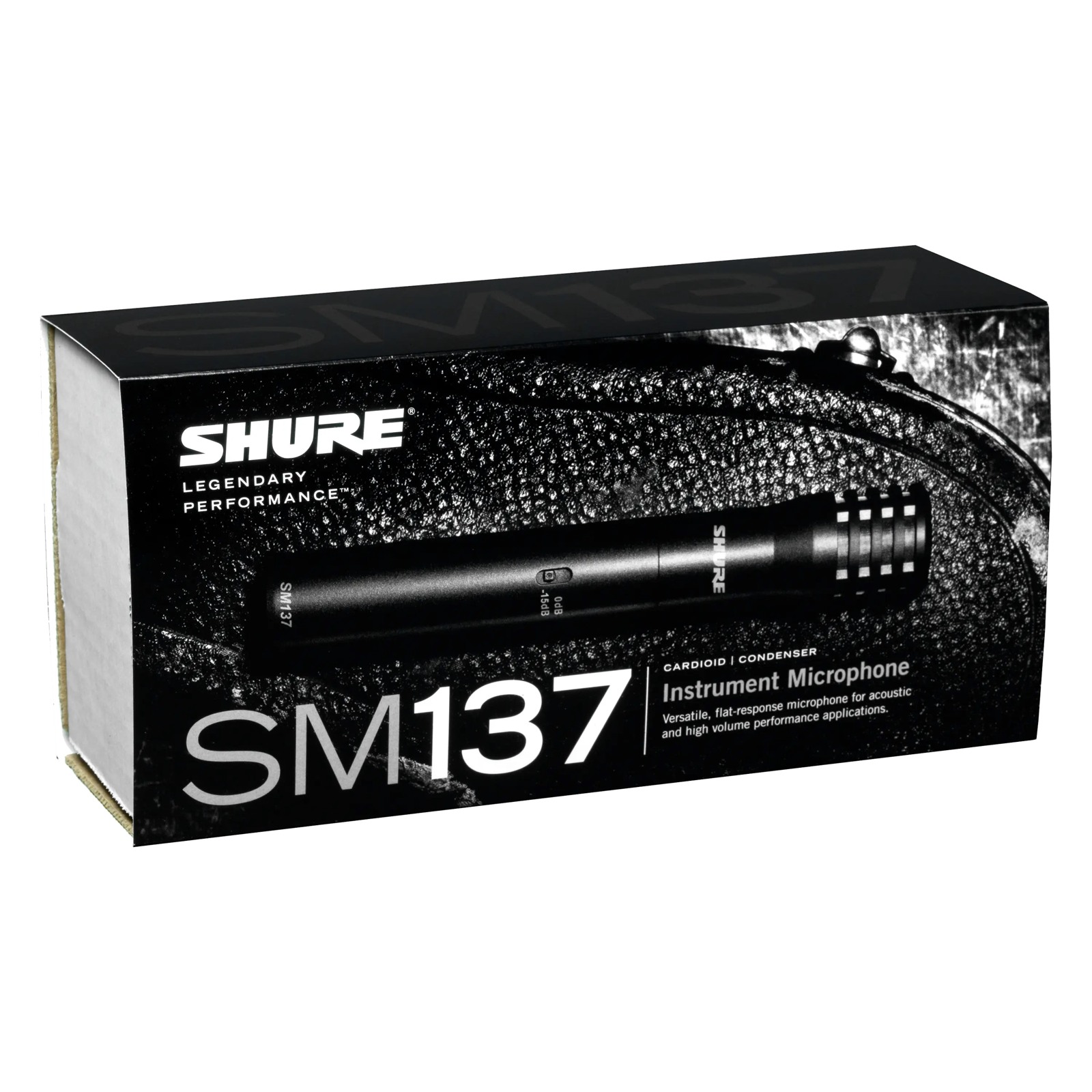 Shure SM137-LC - Mikrofon pojemnościowy, kardioidalny do instumentów