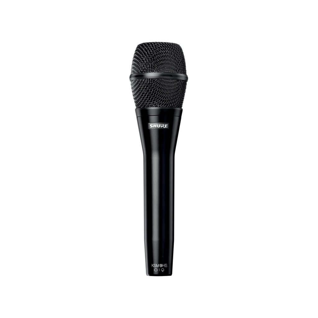 Shure KSM9HS - Mikrofon wokalowy, pojemnościowy, 2-membranowy, przełączana charakterystyka, kolor czarny
