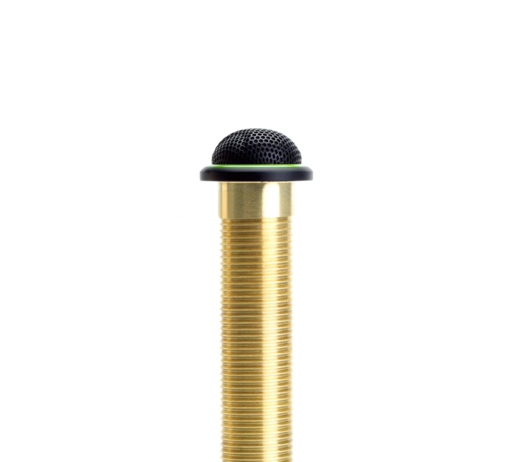 Shure MX395B/C-LED miniaturowy mikrofon powierzchniowy, dookólny, 5-pin XLR, czarny