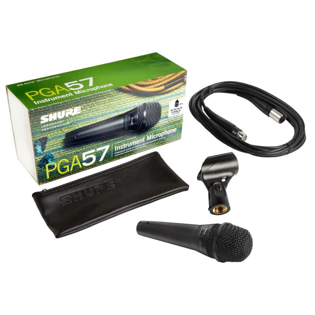 Shure PGA57-XLR - Mikrofon dynamiczny, kardioidalny do nagłaśniania i rejestracji instrumentów