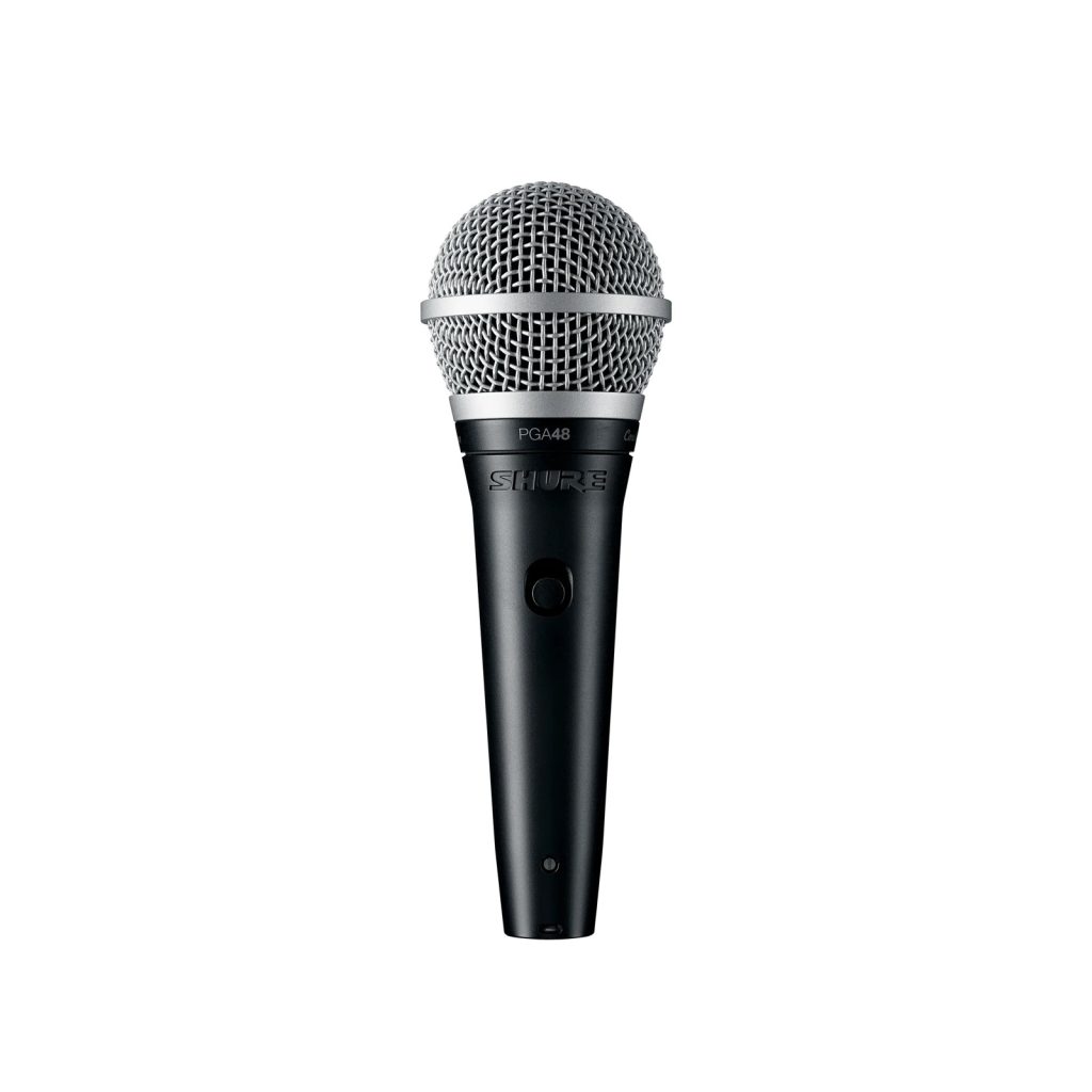 Shure PGA48-XLR-E - Mikrofon dynamiczny do słowa mówionego i karaoke, kabel XLR-XLR