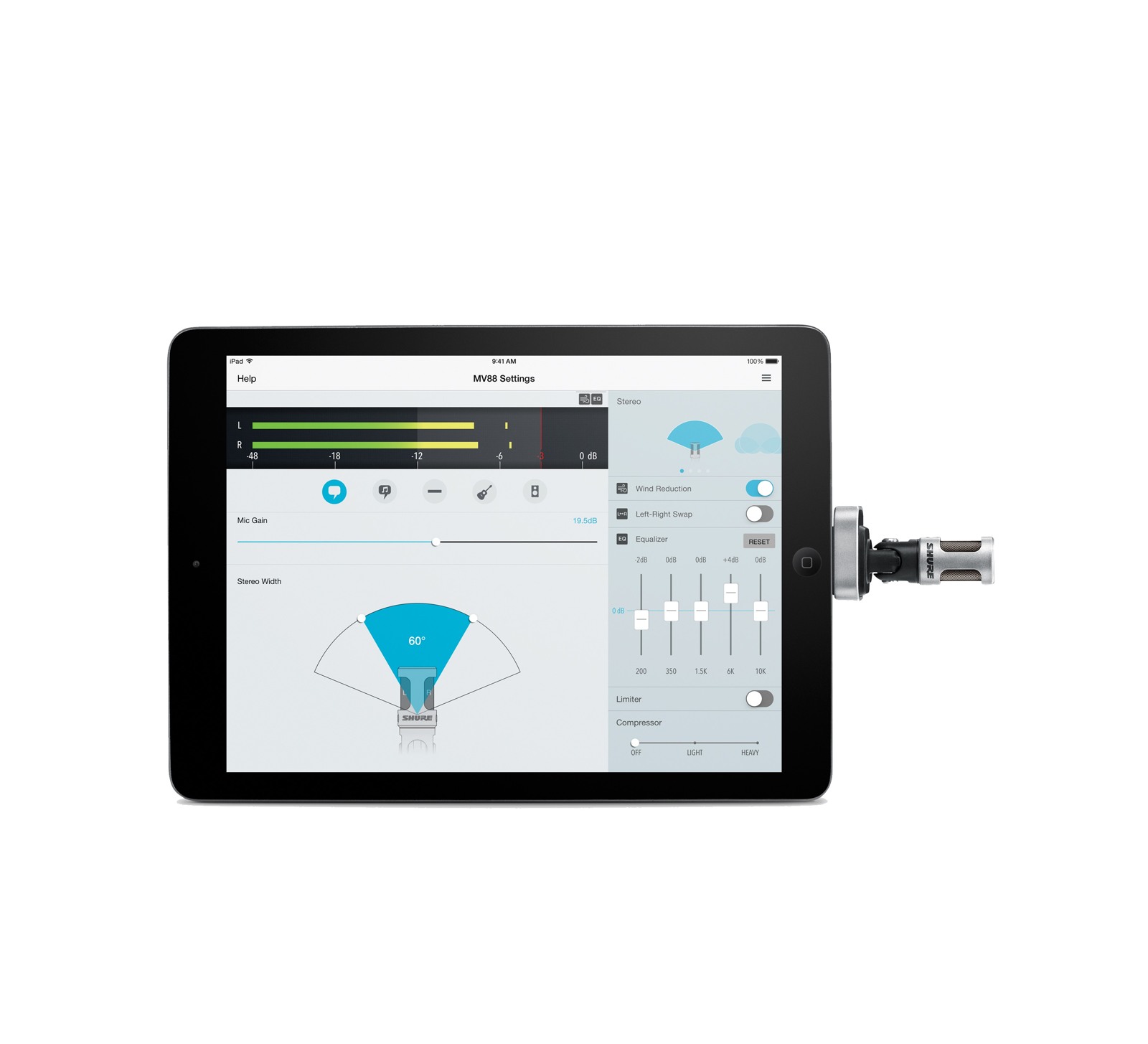 Shure MV88/A - Mikrofon ze złączem do iPhone_WYCOFANE