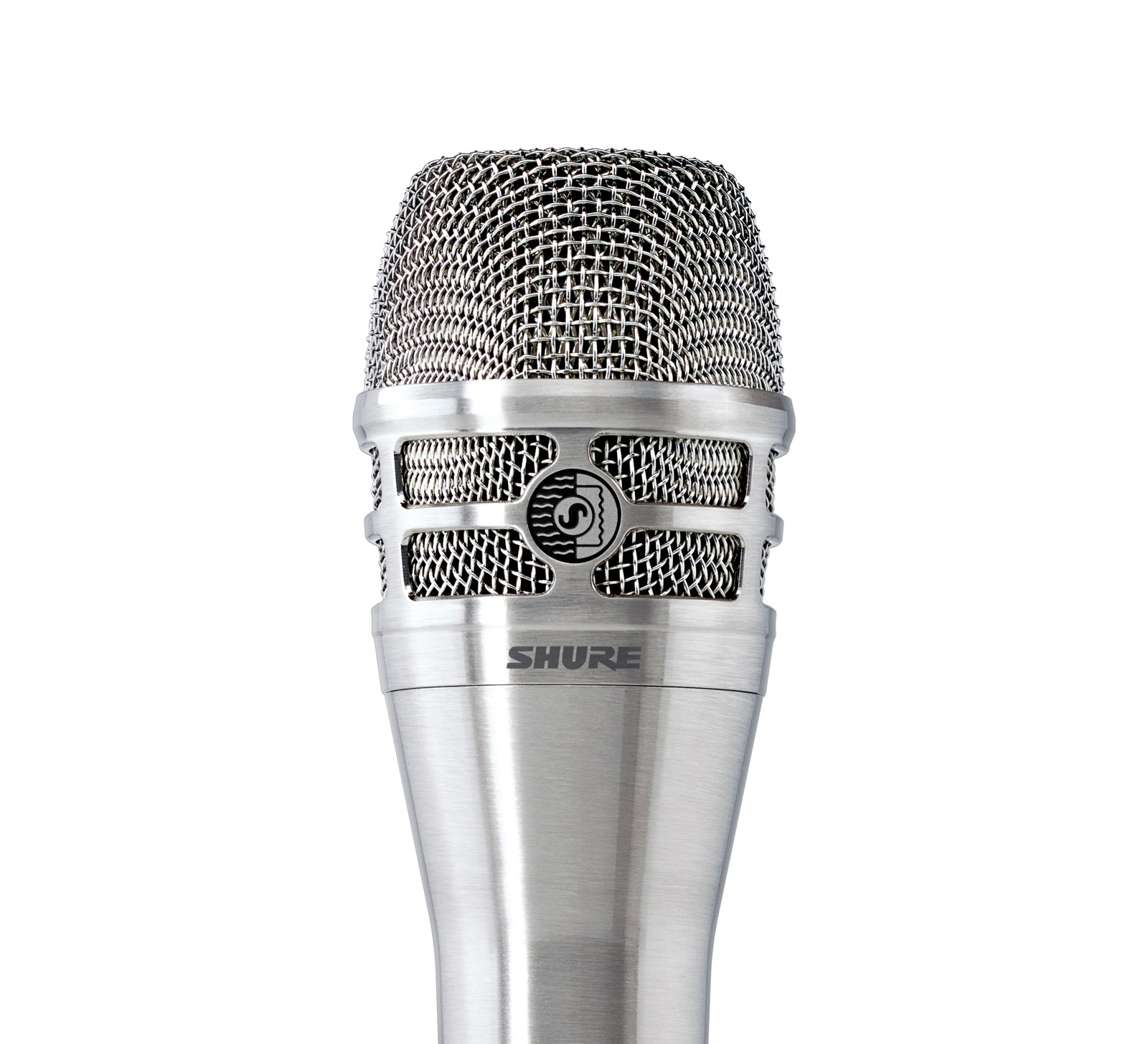 Shure KSM8/N - Mikrofon wokalowy, dynamiczny, 2-membranowy, charakterystyka kardioidalna, kolor niklowy