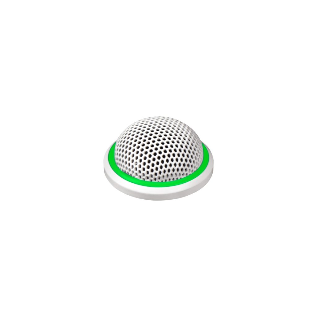Shure MX395W/C-LED - Miniaturowy mikrofon powierzchniowy, kardioidalny, 5-pin XLR, zdalnie sterowany ws...