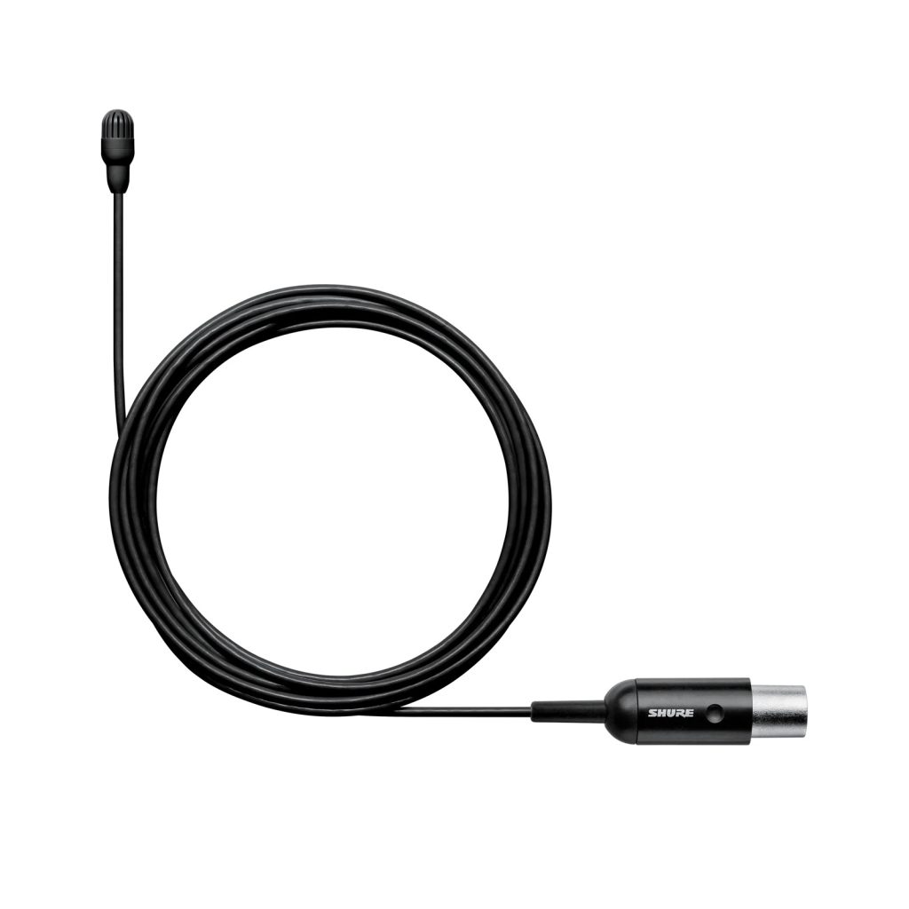 Shure TL47B/O-MTQG-A - Mikrofon przypinany, dookólny, kolor czarny