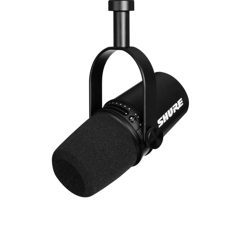 Shure mV7-K - Mikrofon lektorski/wokalny ze złączem XLR/USB Czarny_WYCOFANE