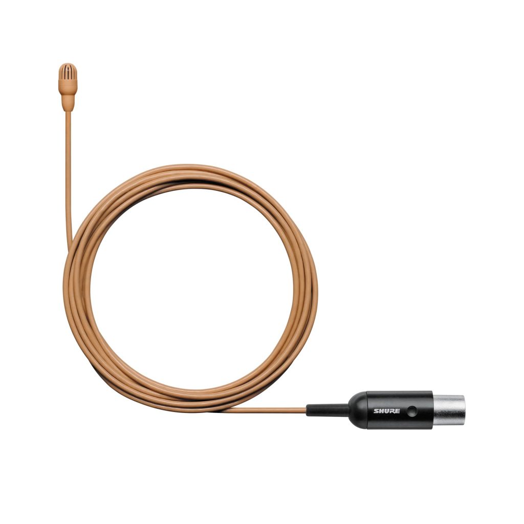 Shure TL47C/O-MTQG-A - Mikrofon przypinany, dookólny, kolor kakaowy