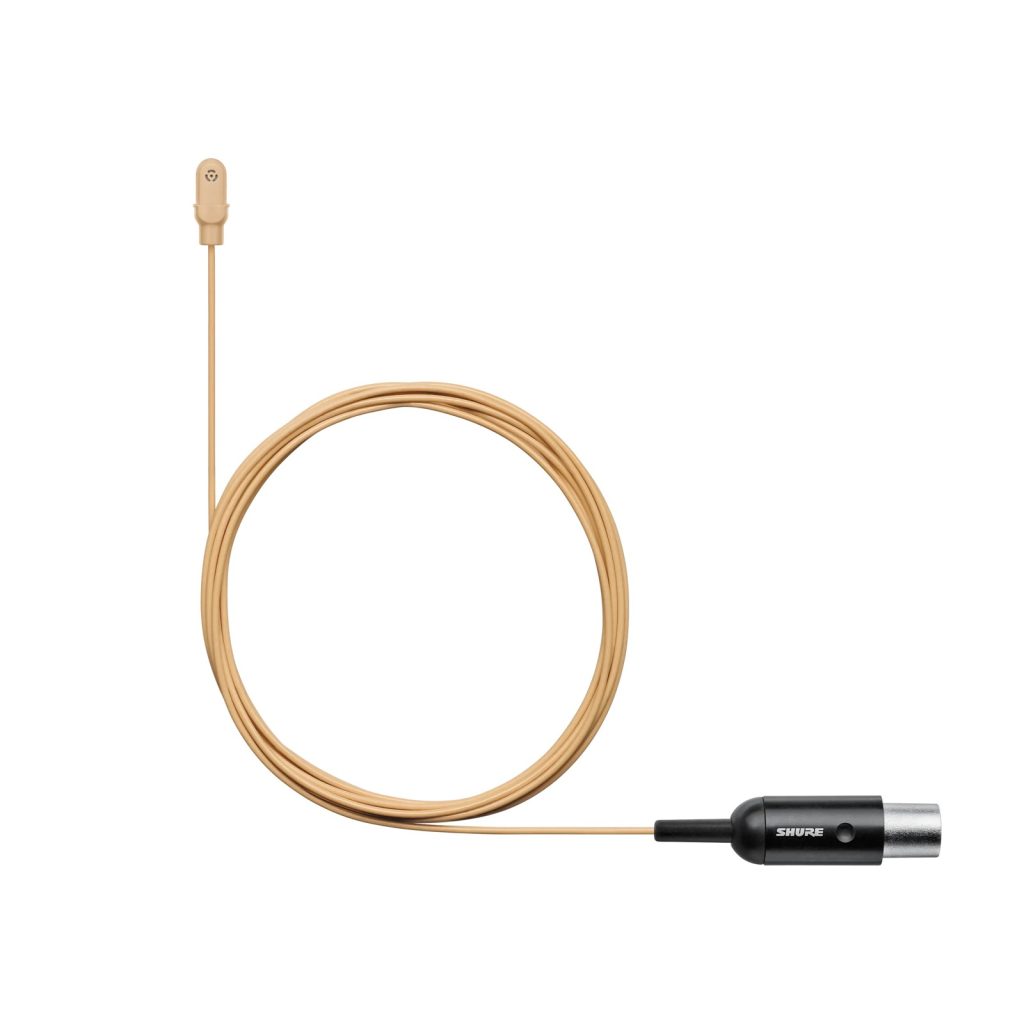 Shure DL4T/O-MTQG-A - Mikrofon przypinany Duraplex, dookólny, złącze MTQG, kolor cielisty