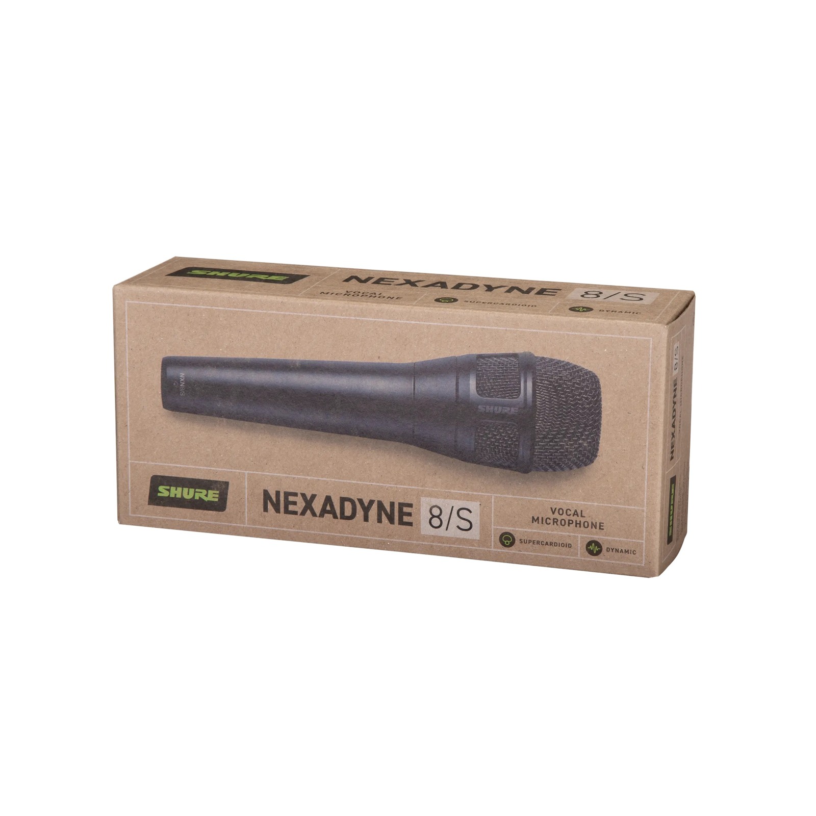 Shure NXN8/S - Mikrofon dynamiczny Nexadyne, Superkardioidalny ze złączem XLR, czarny