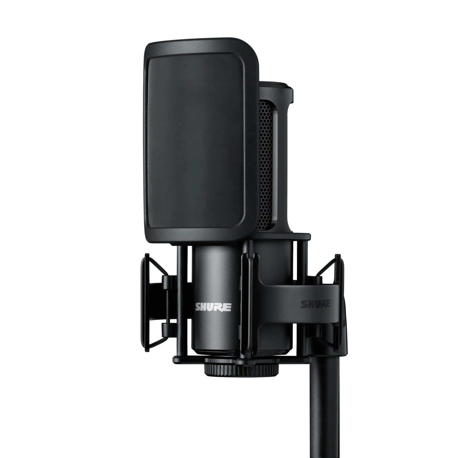 Shure SM4-K-KIT - SM4 MIC, BLACK, W/ SHOCK MOUNT, CASE