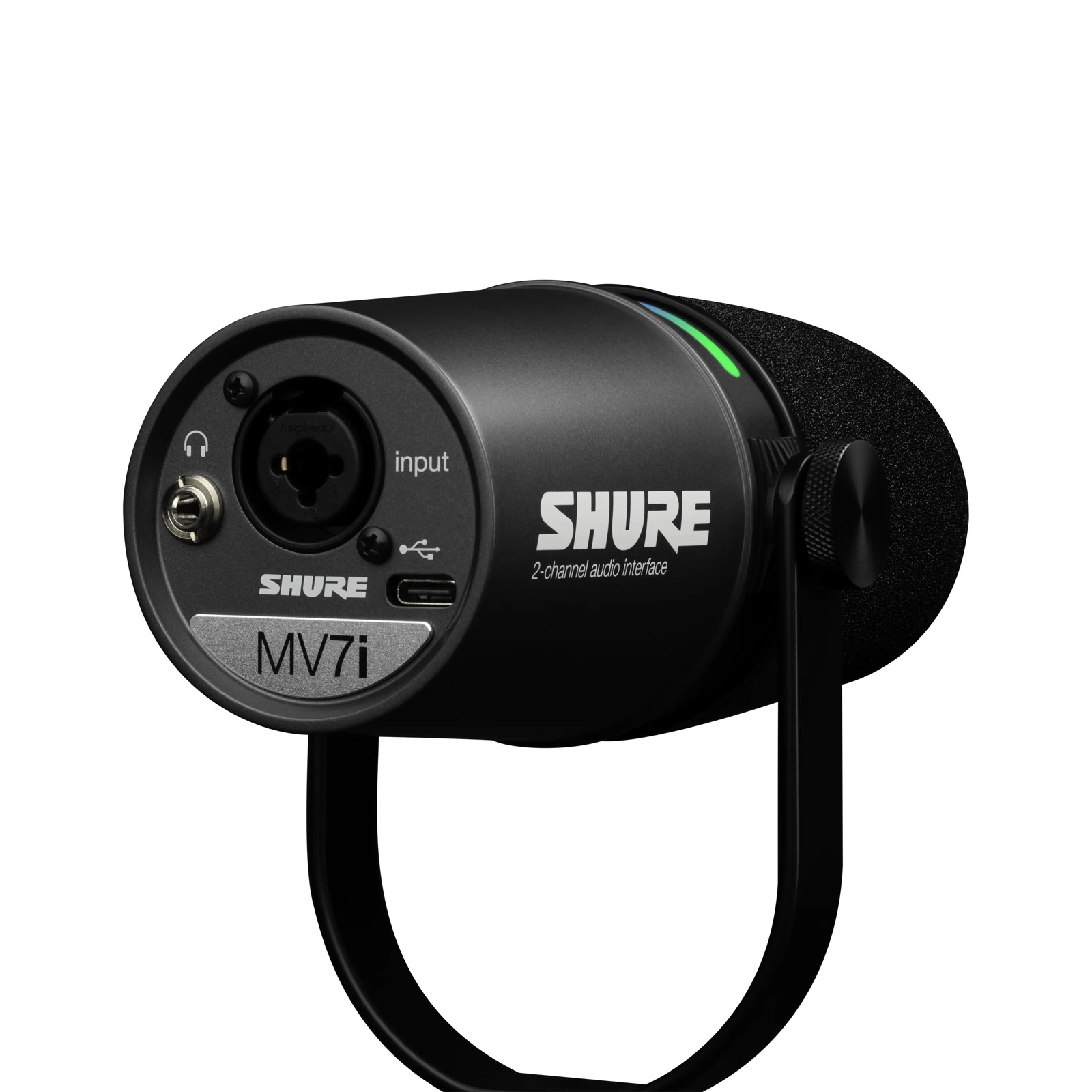 Shure MV7i - Mikrofon lektorski/wokalny z wbudowanym interfejsem audio