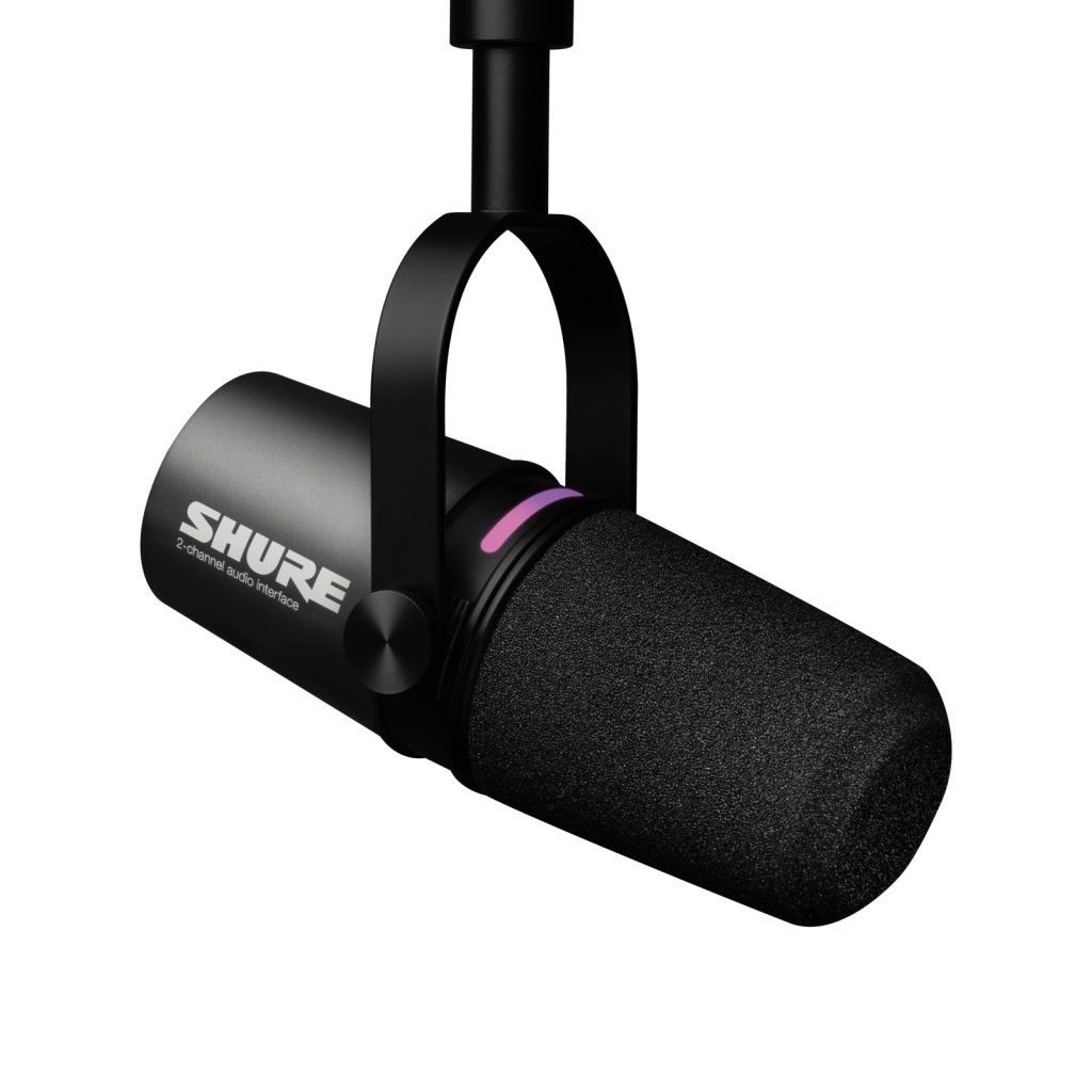 Shure MV7i - Mikrofon lektorski/wokalny z wbudowanym interfejsem audio