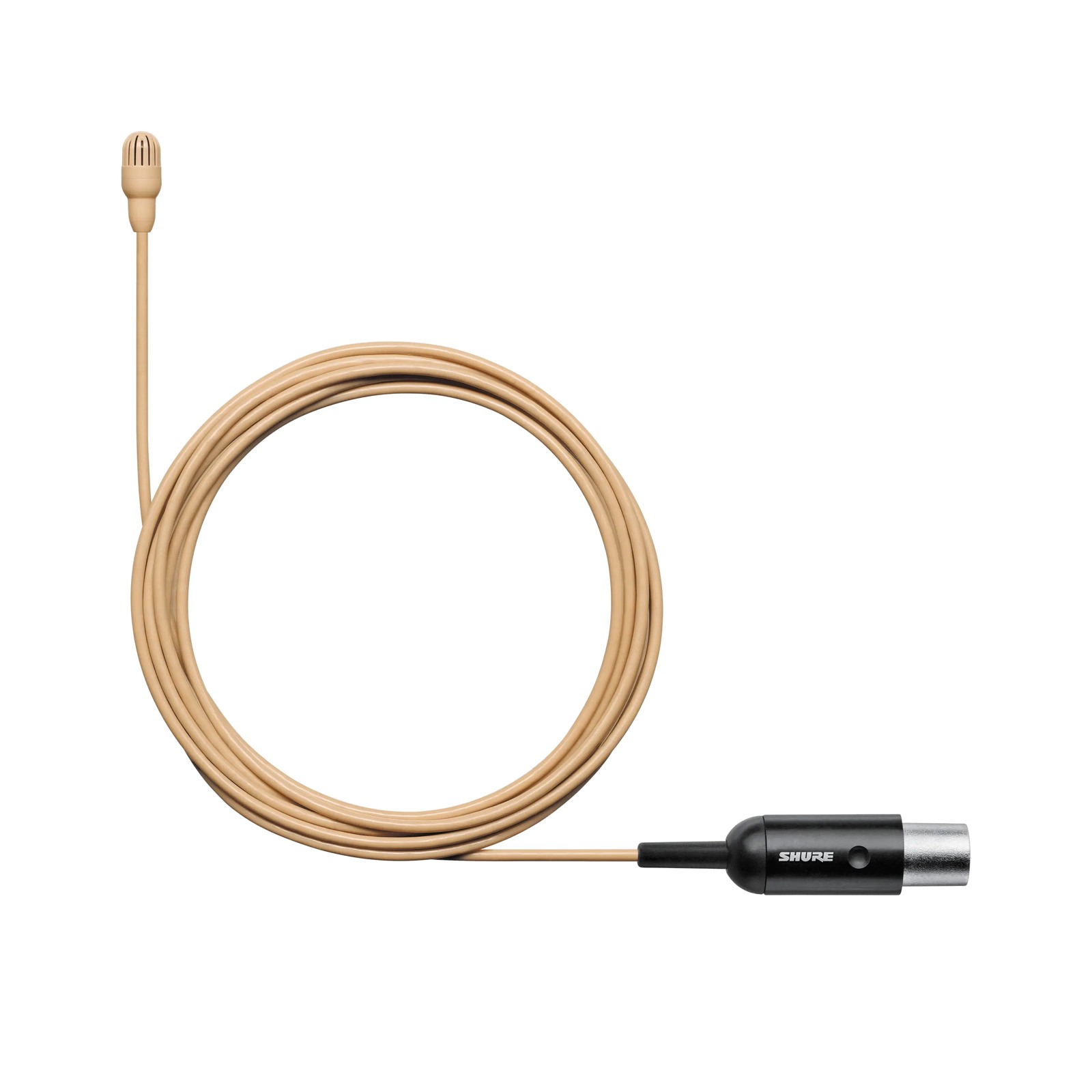 Shure TL46T/O-MTQG - Mikrofon przypinany, dookólny, wysoka czułość, kabel 1,6 mm ze złączem MTQG – Ciel...