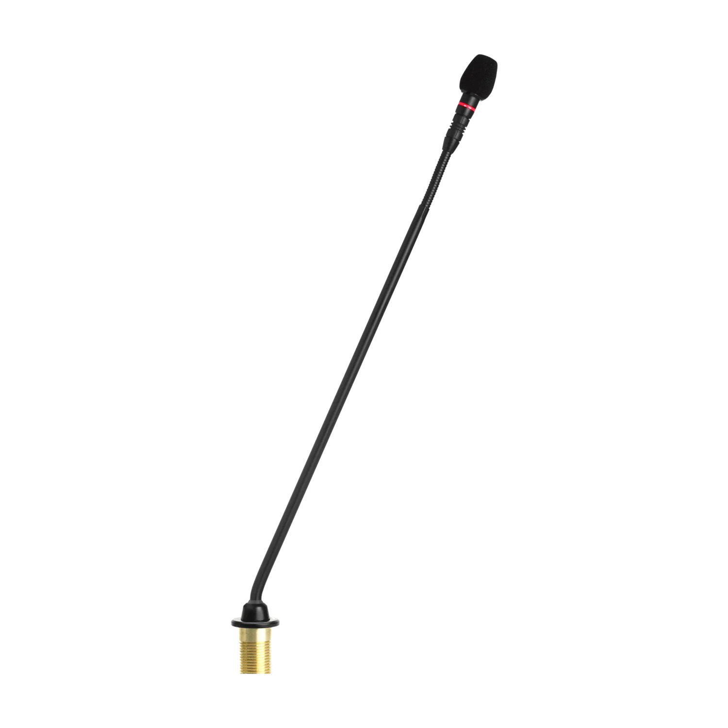 Shure MX415R/C – mikrofon kardioidalny na gęsiej szyjce 38,1 cm, czerwony pierścień LED