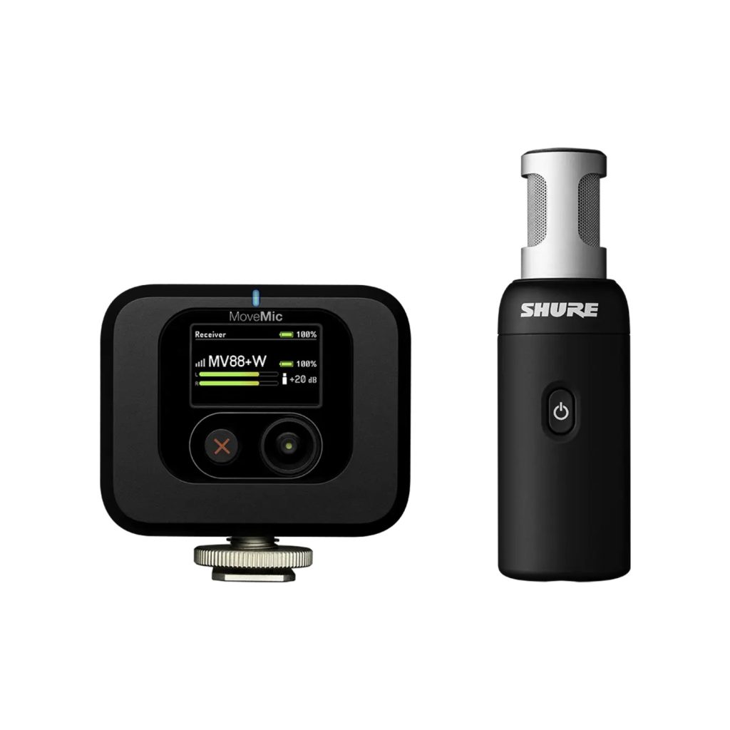 Shure MoveMic 88+ MV88+W-KIT-Z6 – mikrofon bezprzewodowy z odbiornikiem