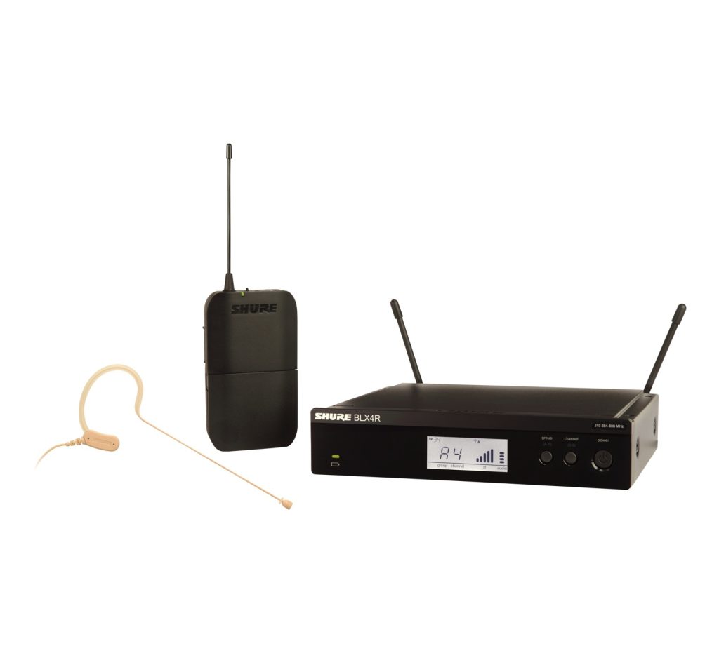 Shure BLX14RE/MX53-H8E - System bezprzewodowy z mikrofonem MX153 (518-542 MHz)