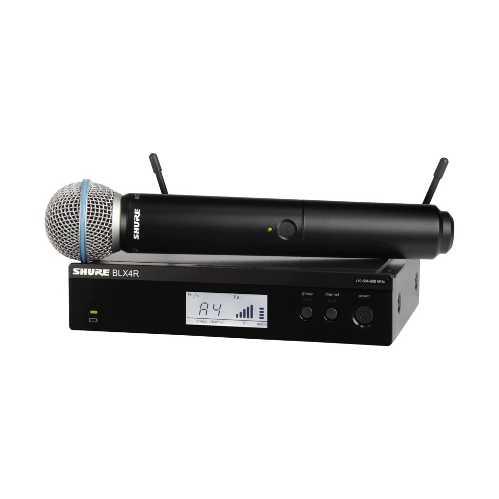Shure BLX24RE/B58-H8E - System bezprzewodowy z mikrofonem B58 (518-542 MHz)