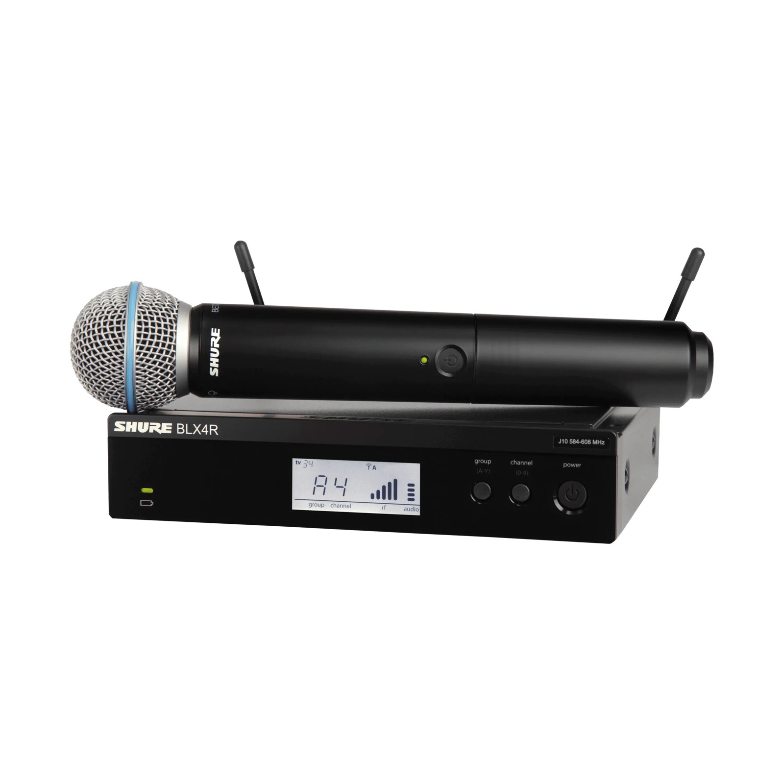 Shure BLX24RE/B58-H8E - System bezprzewodowy z mikrofonem B58 (518-542 MHz)