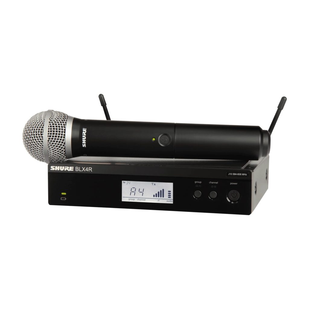 Shure BLX24RE/SM58-K3E - System bezprzewodowy z mikrofonem SM58 (606-630 MHz)