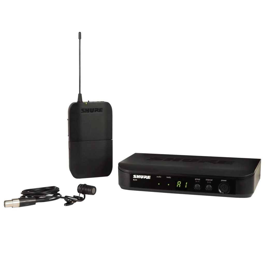 Shure BLX14E/W85-H8E - System bezprzewodowy z mikrofonem WL185 (518-542 MHz)