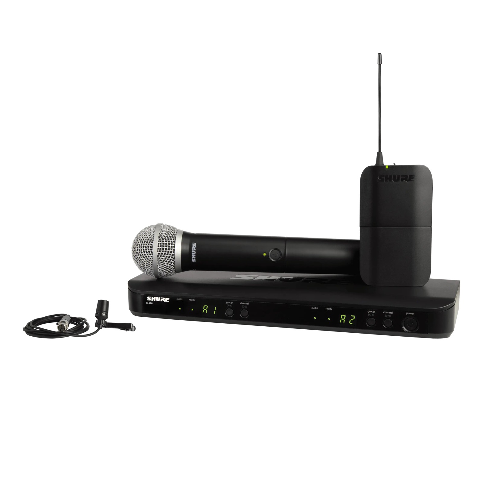 Shure BLX1288E/CVL-H8E - System bezprzewodowy z mikrofonem CVL (518-542 MHz)