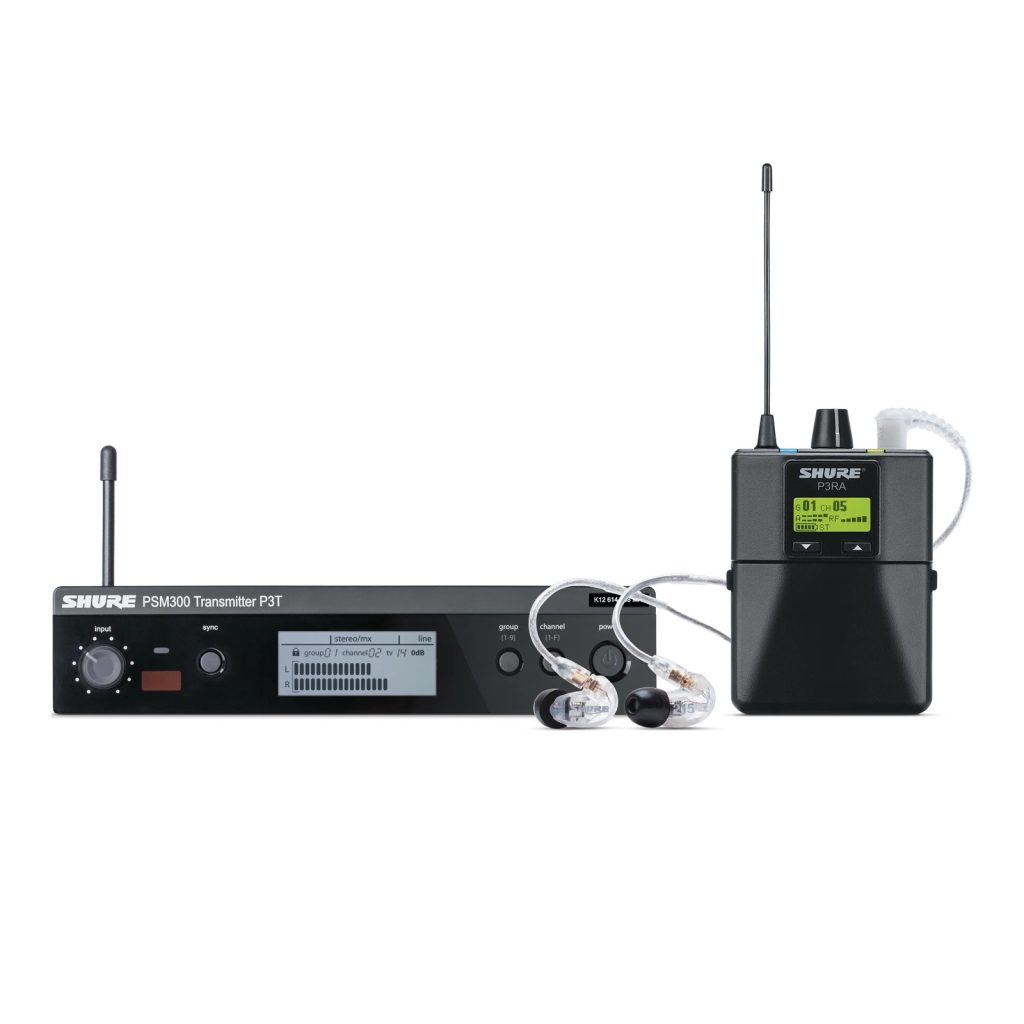 P3TERA215CL-K3E - PREMIUM bezprzewodowy system odsłuchowy Shure (606-630 MHz)