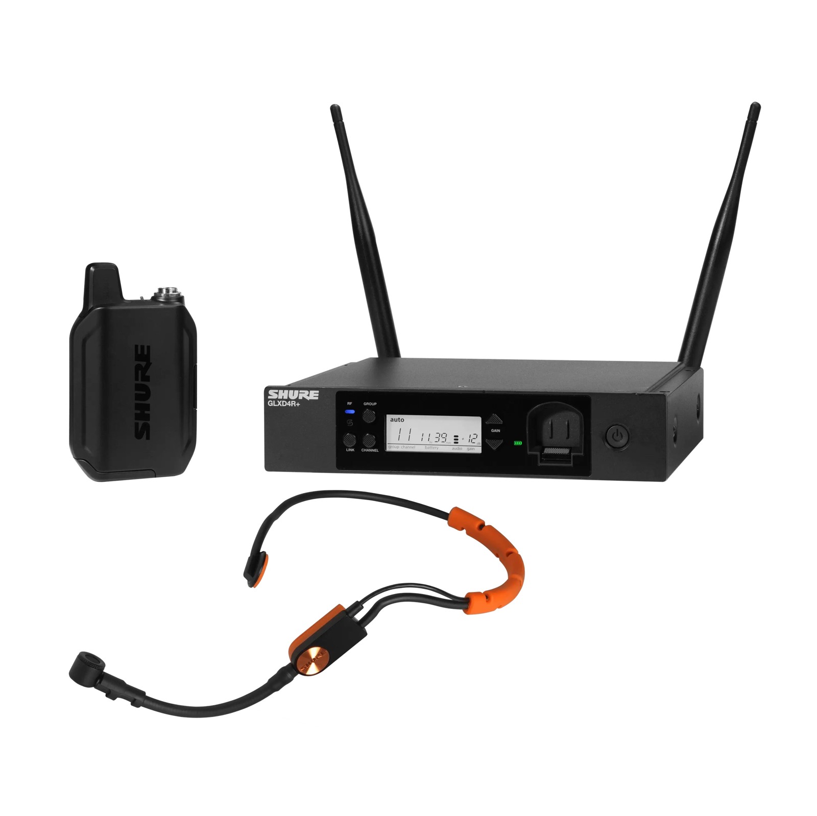 Shure GLXD14R+E/SM31-Z4 - Cyfrowy system bezprzewodowy DUAL BAND z nadajnikiem bodypack i mikrofonem na...
