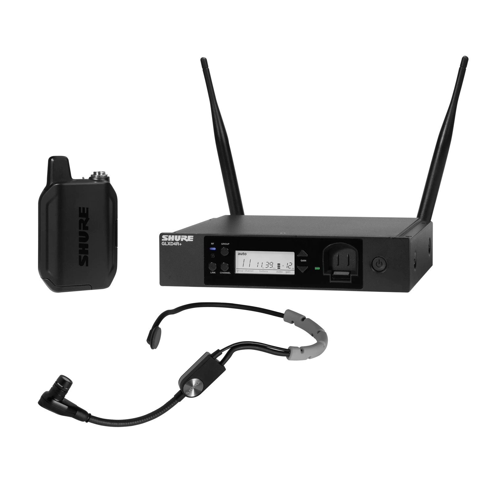 Shure GLXD14R+E/SM35-Z4 - Cyfrowy system bezprzewodowy DUAL BAND z nadajnikiem bodypack i mikrofonem na...