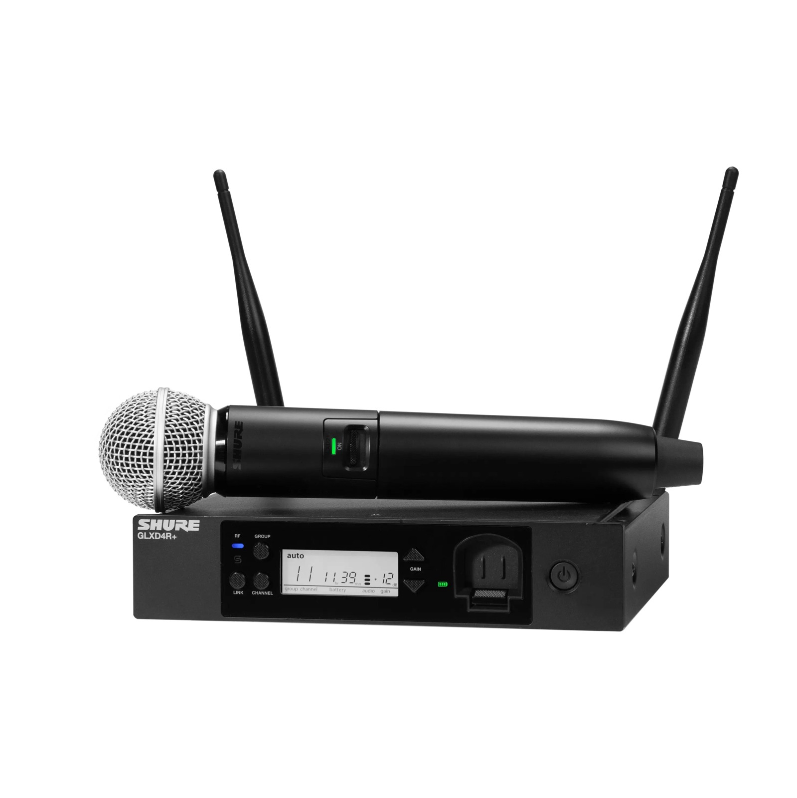 Shure GLXD24R+E/SM58-Z4 - Cyfrowy system bezprzewodowy DUAL BAND z nadajnikiem doręcznym SM58 (wersja d...